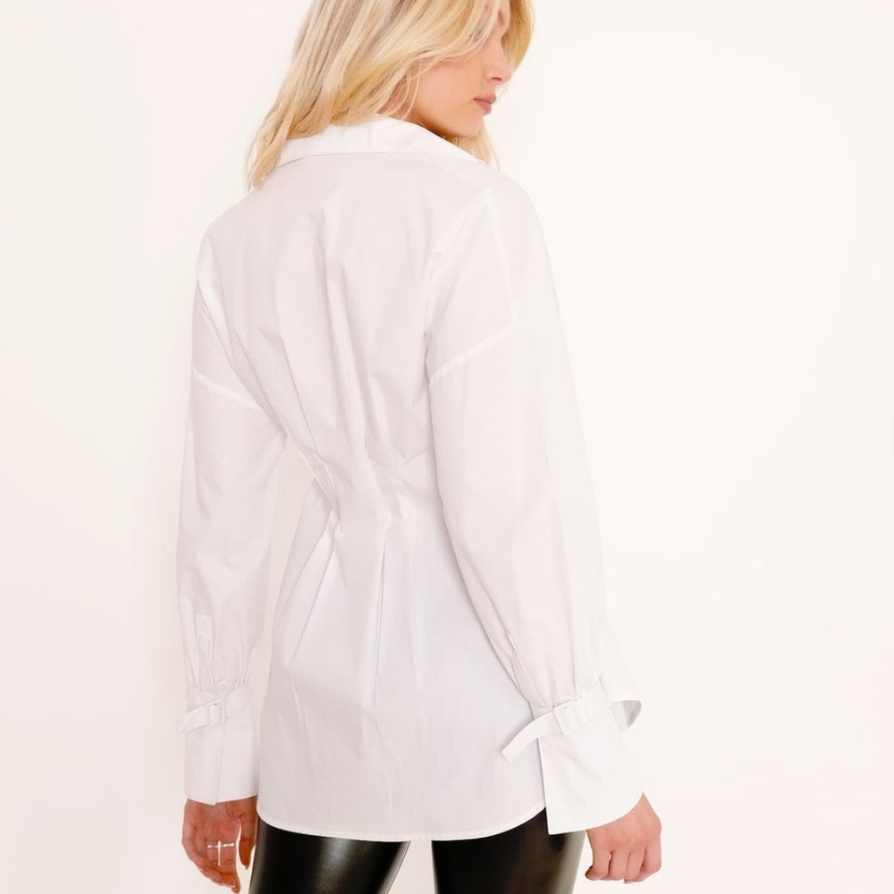 Blackmilk Gothic Romance Cinched Waist Button Up Shirt